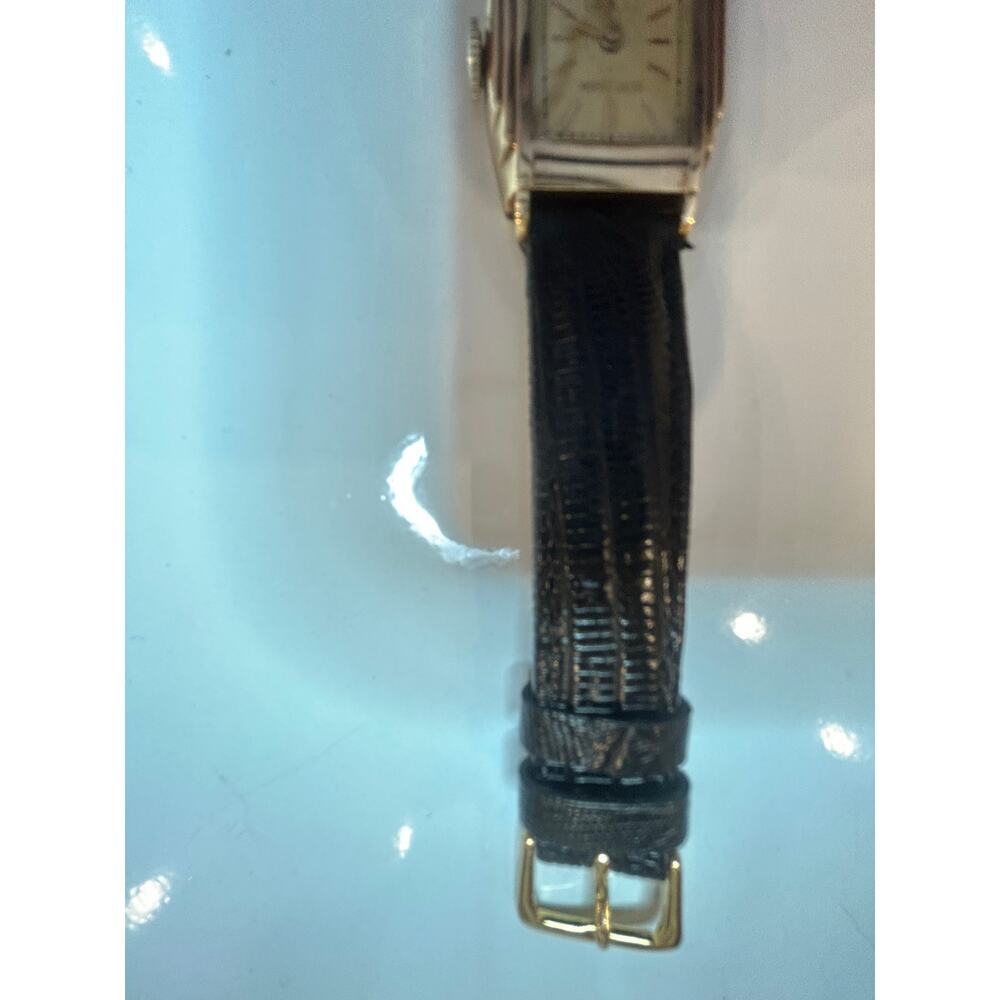 Bulova art deco swiss power 10K rolled gold plate watch - Picture 5 of 10